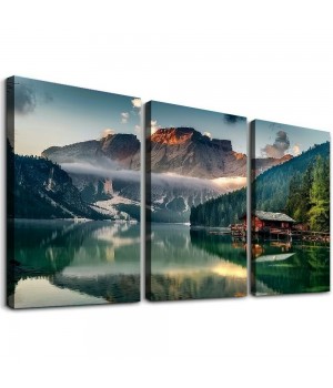 Dreamy Mountain Canvas Prints – Nature-Inspired Wall Art for Bedroom